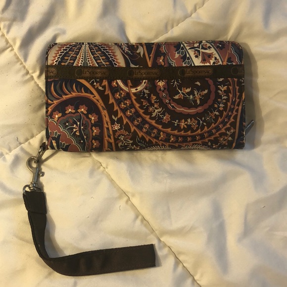 Lesportsac Bags Lesportsac Wallet Small Brown Poshmark